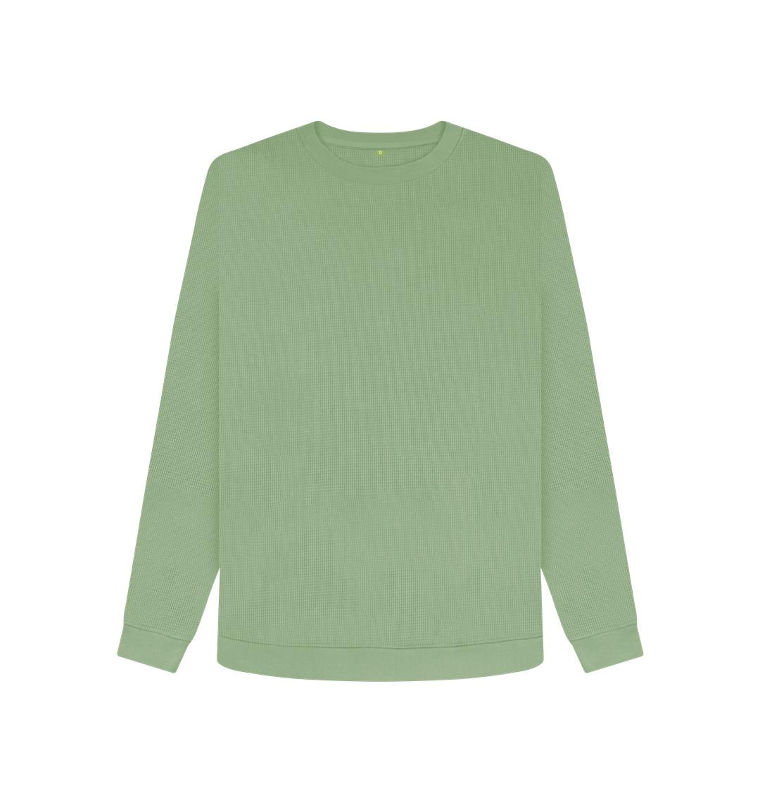 Sage Waffle Jumper