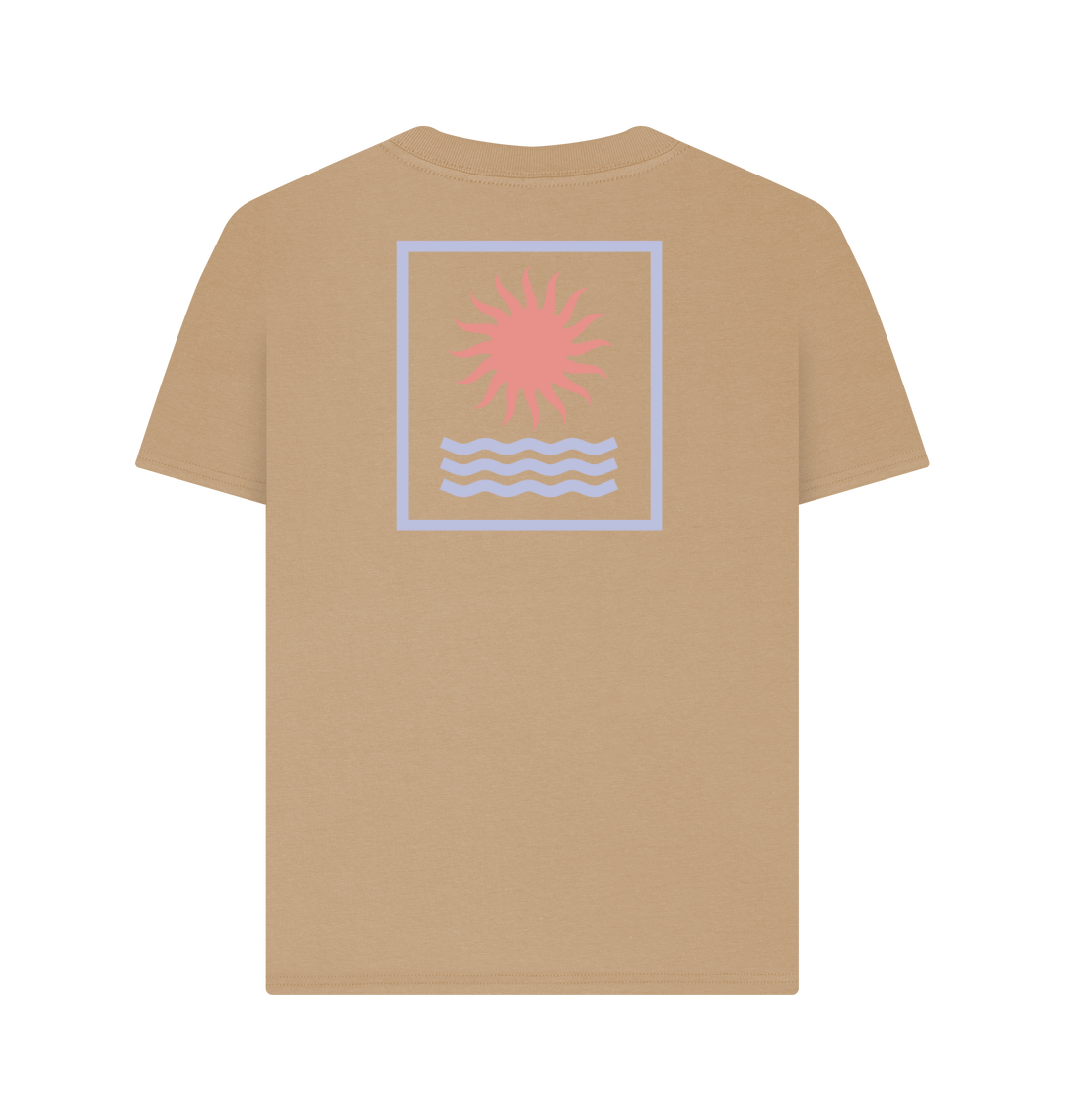 Sand Printed T-shirt Back