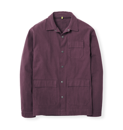 Purple Overshirt Front