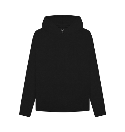 Black Recycled Hoody Front