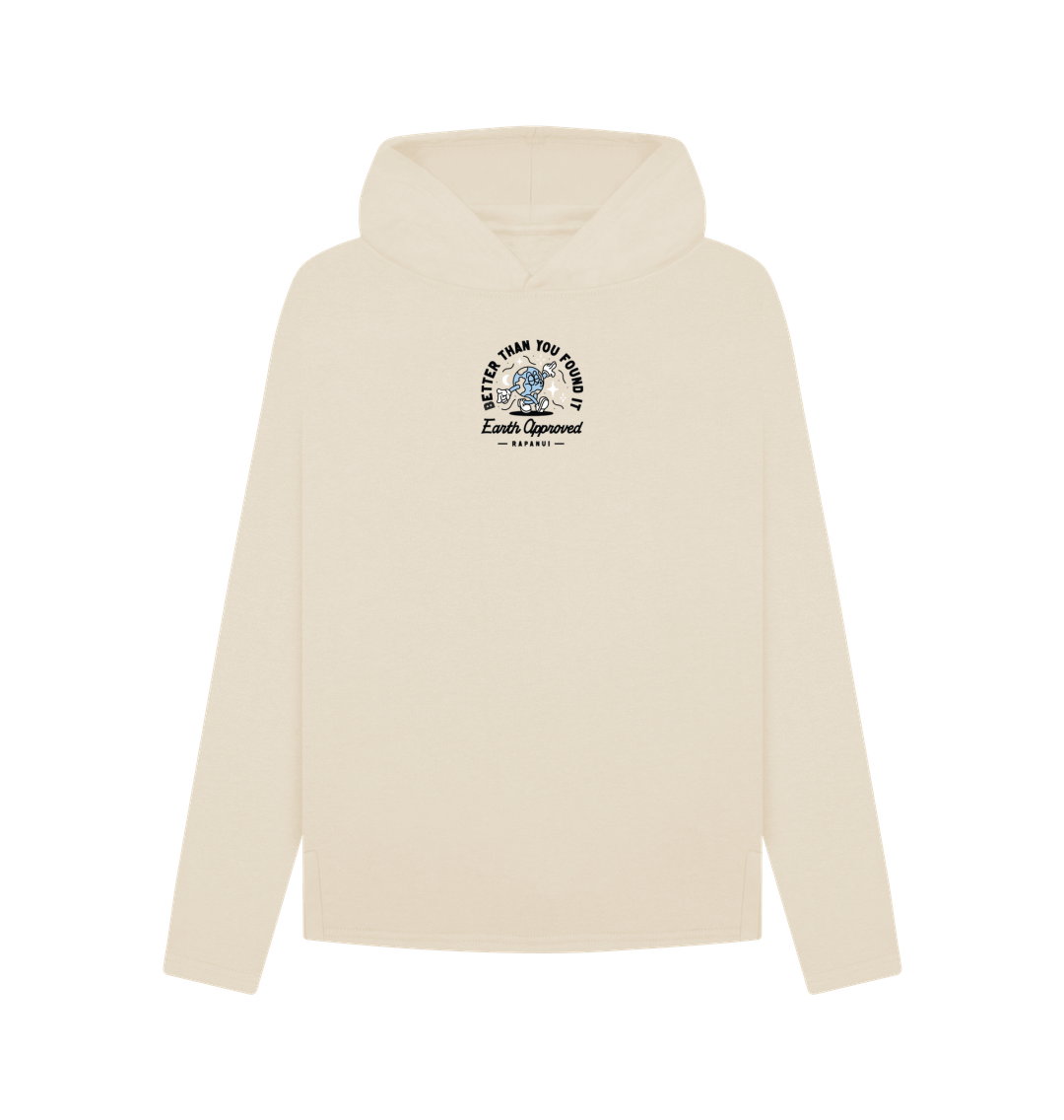 Oat Printed Hoody Front
