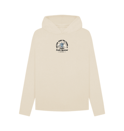 Oat Printed Hoody Front
