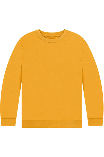 Mustard Printed Kids Jumper